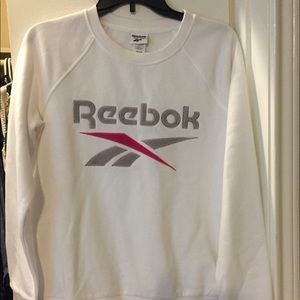 Reebok white sweatshirt
